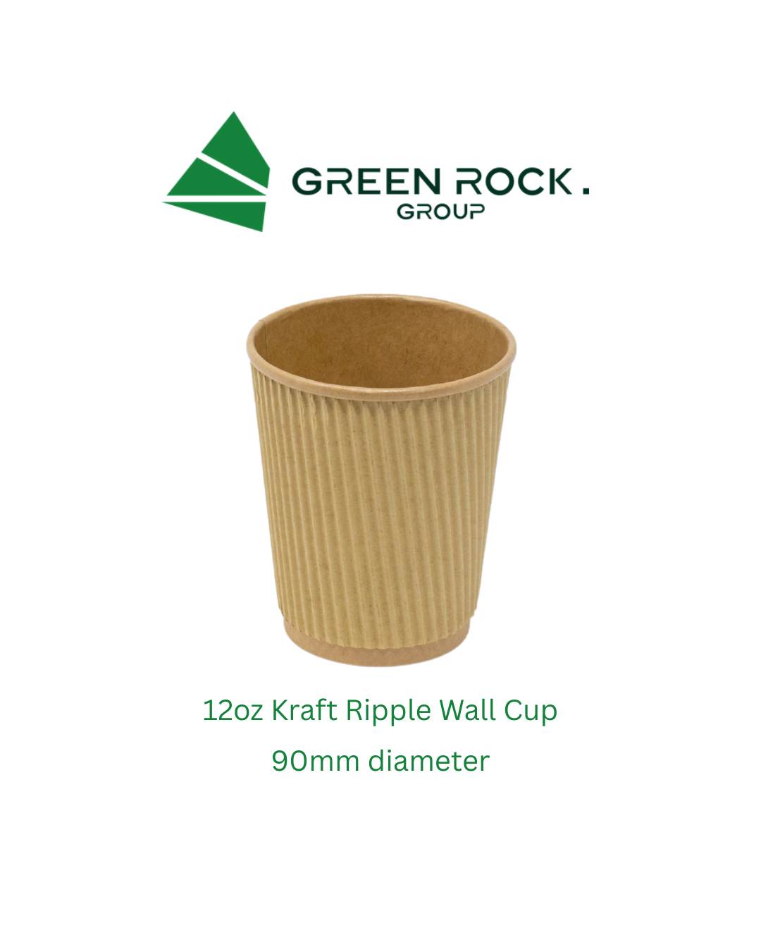 12oz Kraft Ripple Wall Cup (500)