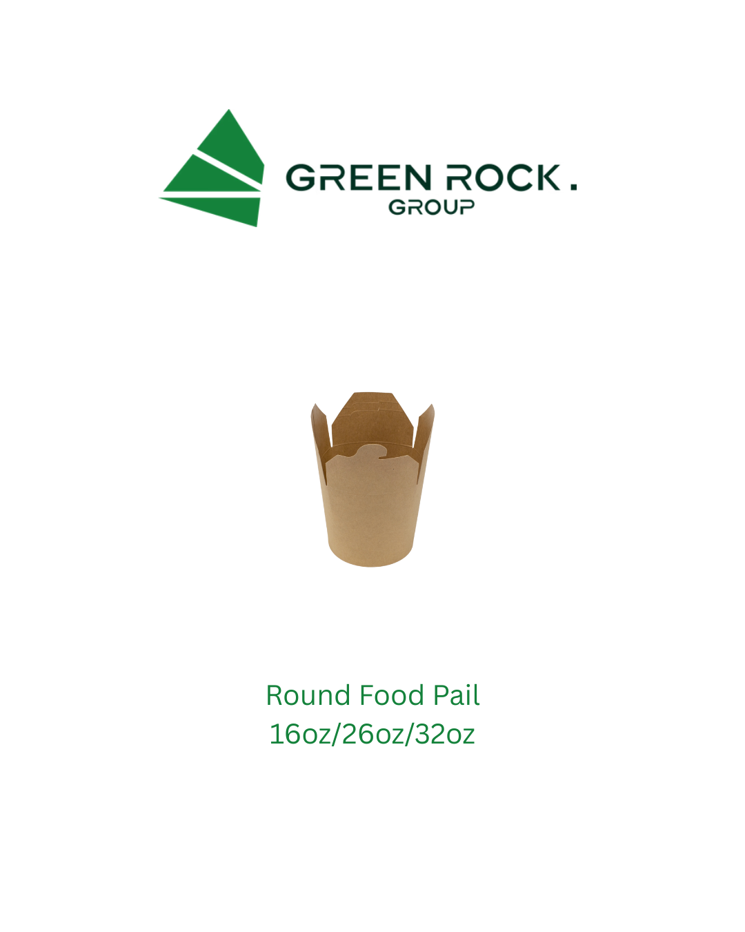 Round Food Pail 16oz/26oz/32oz (500)