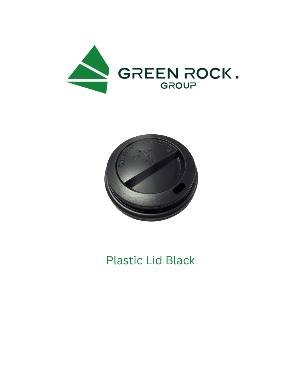 Black Plastic Lid (1000) 80mm + 90mm
